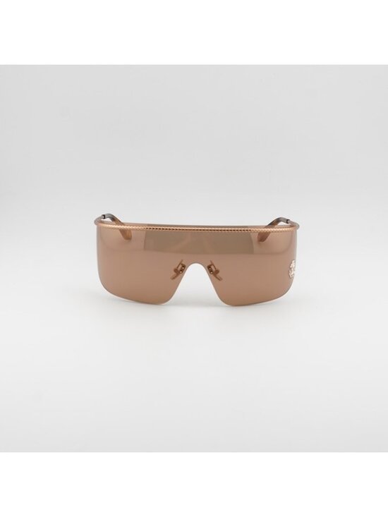 Roberto Cavalli SRC012M 8FCX Sunglasses Shiny Copper Gold Shield Frame main image 7